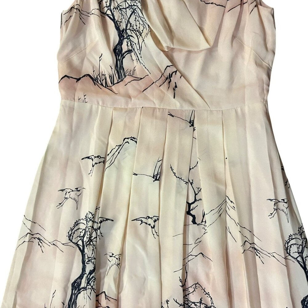 Eva Franco Anthropologie Maxi Dress 12 Used Pink Blue Gradient - Picture 6 of 12